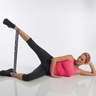 Fitnessband mit aufgedrückten Übungen
