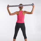Fitnessband mit aufgedrückten Übungen