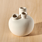 Kugelvase mit 3 Öffnungen, Keramik