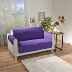 Sofaüberwurf 2-Sitzer lila