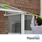 Maximex Sprüh-Fensterwischer extra lang, Arbeitshöhe bis 420 cm