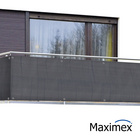 Maximex Balkon-Sichtschutz ANTHRAZIT UNI, UV-beständiger Balkonbespannung