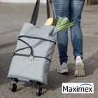 Maximex Einkaufstrolley 3in1, faltbare Einkaufshilfe