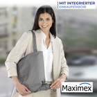 Maximex 2-in-1 Taschenschirm, 40 x 40 cm, praktischer Taschenschirm mit integrierter Tasche