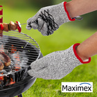 Maximex 2in1 Hitze- & Schneidschutz Handschuh Damen 1 Paar, hitzebeständig, schnittfest