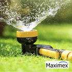 Maximex Multi-Gartenbrause und-Sprinkler, Gartenbewässerung mit 4 Brausestrahl-Arten