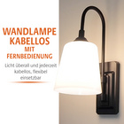 Wandlampe kabellos mit Fernbedienung Eldo
