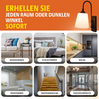 Wandlampe kabellos mit Fernbedienung Eldo