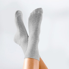 Diabetiker-Socken marine/hellgrau/beige, 3 Paar