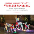 LED-Rentierfamilie 3-tlg.