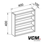 VCM Küchenregal "Esaldi S" Weiß