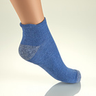 Gel-Sportschuhsocken blau + orange 2 Paar