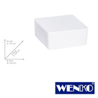 WENKO Raumentfeuchter Cube Nachfüller 500 g mit Orangenduft, 6er, Luftentfeuchter Nachfüllpack