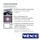 WENKO Universal-Entfeuchter 350g, 3er Set, mit Indikator