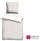 biberna Mako-Satin Bettwäsche PUNKTE - MIX & MATCH   taupe, 200x200 cm + 2x 80x80 cm