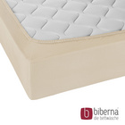 biberna Castell Jersey-Stretch-Spannbetttuch kitt, 1x 180x200 cm - 200x200 cm