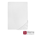 biberna Feinjersey-Spannbetttuch weiss, 1x 90x190 cm - 100x200 cm