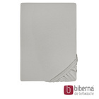 biberna Feinjersey-Spannbetttuch sturmgrau, 1x 90x190 cm - 100x200 cm