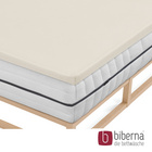 biberna Jersey-Elastic-Topper-Spannbetttuch grau, 1x 140x200 cm - 160x220 cm