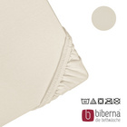 biberna Jersey-Elastic-Topper-Spannbetttuch grau, 1x 140x200 cm - 160x220 cm