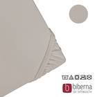 biberna Jersey-Elastic-Topper-Spannbetttuch sturmgrau, 1x 180x200 cm - 200x220 cm