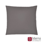 biberna Feinjersey-Kopfkissenbezug Doppelpack silber/grau, 2x 40x40 cm