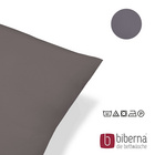 biberna Feinjersey-Kopfkissenbezug Doppelpack silber/grau, 2x 40x80 cm