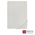 biberna Feinjersey-Spannbetttuch grau, 1x 90x190 cm - 100x200 cm