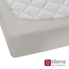 biberna Feinjersey-Spannbetttuch grau, 1x 140x200 cm - 160x200 cm