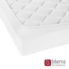 biberna Jersey-Elastic-Topper-Spannbetttuch weiss, 1x 140x200 cm - 160x220 cm