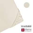 biberna Jersey-Elastic-Boxspring-Spannbetttuch grau, 1x 90x190 cm - 100x220 cm