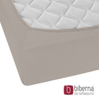 biberna Jersey-Elastic-Boxspring-Spannbetttuch sturmgrau, 1x 140x200 cm - 160x220 cm