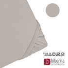 biberna Jersey-Elastic-Boxspring-Spannbetttuch sturmgrau, 1x 140x200 cm - 160x220 cm