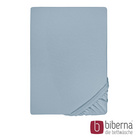 biberna Feinjersey-Spannbetttuch taubenblau, 1x 140x200 cm - 160x200 cm