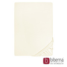 biberna Jersey-Elastic-Spannbetttuch perlmutt, 1x 120x200 cm - 130x220 cm