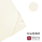 biberna Jersey-Elastic-Spannbetttuch perlmutt, 1x 90x190 cm - 100x220 cm