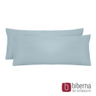 biberna Feinjersey-Kopfkissenbezug Doppelpack taubenblau, 2x 40x60 cm