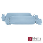 biberna Feinjersey-Nackenrollenbezug Doppelpack eisblau, 2x 15x40 cm