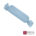 biberna Feinjersey-Nackenrollenbezug Doppelpack eisblau, 2x 15x40 cm