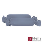 biberna Feinjersey-Nackenrollenbezug Doppelpack blau, 2x 15x40 cm