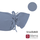 biberna Feinjersey-Nackenrollenbezug Doppelpack blau, 2x 15x40 cm