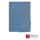 biberna Feinjersey-Spannbetttuch azurblau, 1x 140x200 cm - 160x200 cm