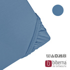 biberna Feinjersey-Spannbetttuch azurblau, 1x 140x200 cm - 160x200 cm