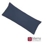 biberna Feinjersey-Kopfkissenbezug Doppelpack marine, 2x 40x80 cm