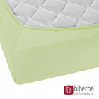 biberna Feinjersey-Spannbetttuch pistaziengrün, 1x 90x190 cm - 100x200 cm