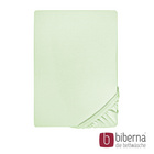 biberna Feinjersey-Spannbetttuch mint, 1x 90x190 cm - 100x200 cm