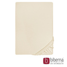 biberna Jersey-Elastic-Spannbetttuch kitt, 1x 90x190 cm - 100x220 cm