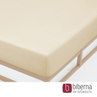 biberna Jersey-Elastic-Spannbetttuch kitt, 1x 90x190 cm - 100x220 cm