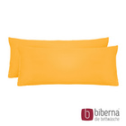 biberna Feinjersey-Kopfkissenbezug Doppelpack honig, 2x 40x80 cm