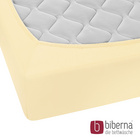 biberna Feinjersey-Spannbetttuch gelb, 1x 90x190 cm - 100x200 cm